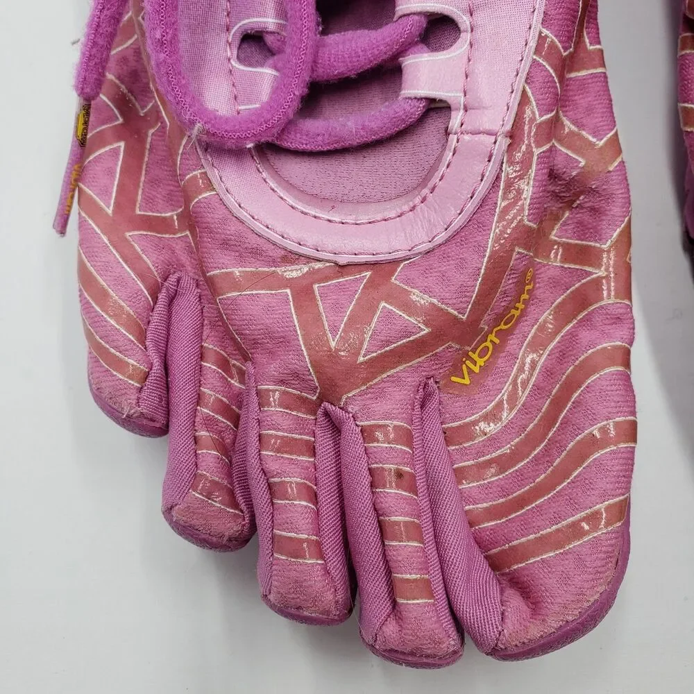 Vibram FiveFingers Shoes Womens 40 US 8.5 9 Pink Purple Minimalist Barefoot Run